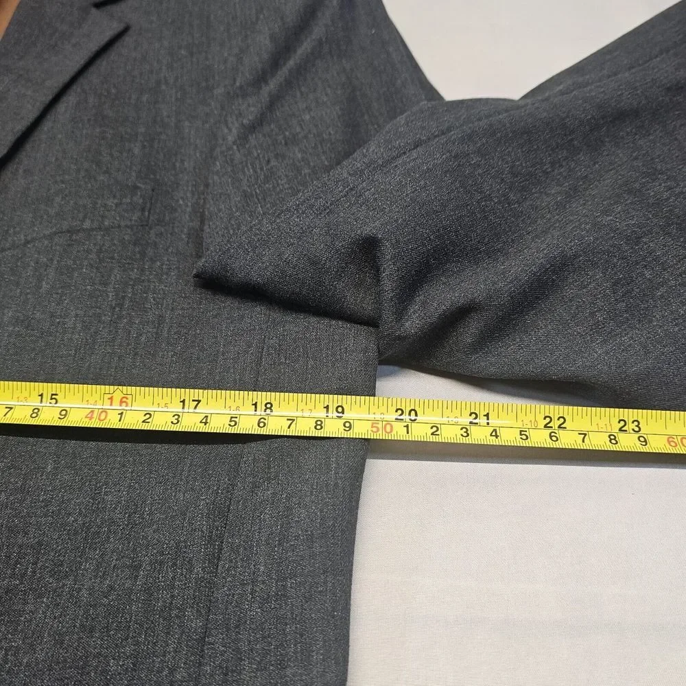 Joseph Jos. A.‎ Bank Joseph Blazer Sports Coat Dark Gray 40L Solid Slim Fit